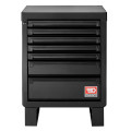 Meuble bas 7 tiroirs - noir - rws2