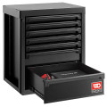 Meuble bas 7 tiroirs - noir - rws2
