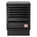 Meuble bas 7 tiroirs - noir - rws2