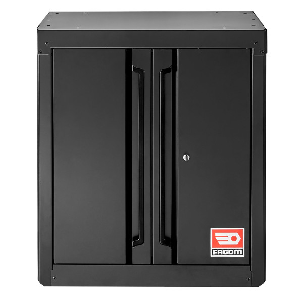 Meuble bas 2 portes - noir - rws2