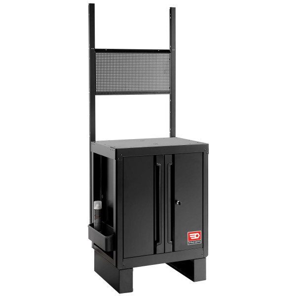 Meuble bas 2 portes - noir - rws2