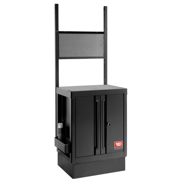 Meuble bas 2 portes - noir - rws2