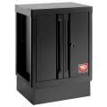 Meuble bas 2 portes - noir - rws2