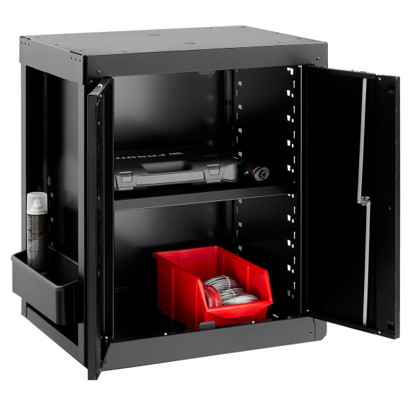 Meuble bas 2 portes - noir - rws2