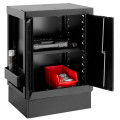 Meuble bas 2 portes - noir - rws2