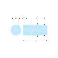 Douille 12 pans en pouces, 1/2", 1"
