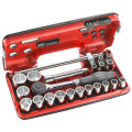 Jeu dbox de douilles 1/2" 12 pans métriques