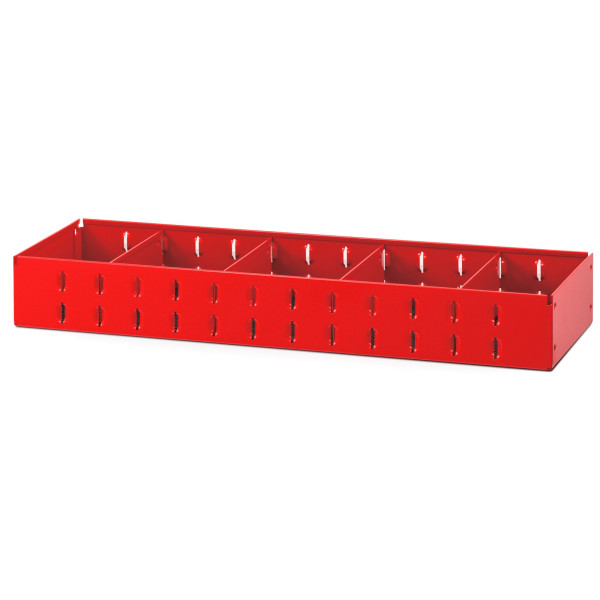 Étagère large avec 4 diviseurs amovibles 930 x 200 x 90 mm