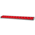 Étagère porte bacs, montants 5003md, bacs inclus, p 200 x l 682 x h 90 mm