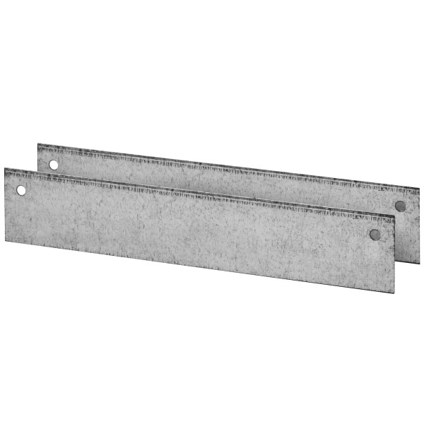 2 séparateurs métal pour tiroirs, h 75 mm, l 330 mm