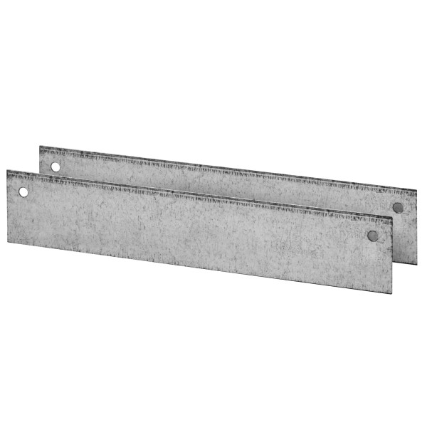 2 séparateurs métal pour tiroirs, h 155 mm, l 330 mm