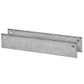 2 séparateurs métal pour tiroirs, h 155 mm, l 330 mm