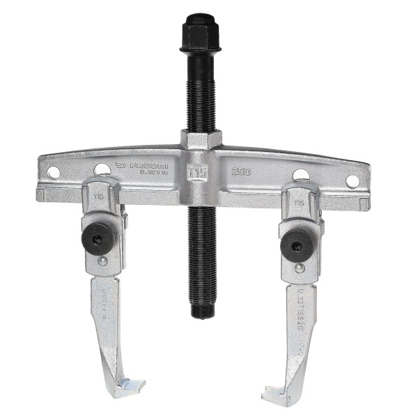 Extracteurs 2 griffes coulissantes avec blocage, profondeur 250 mm