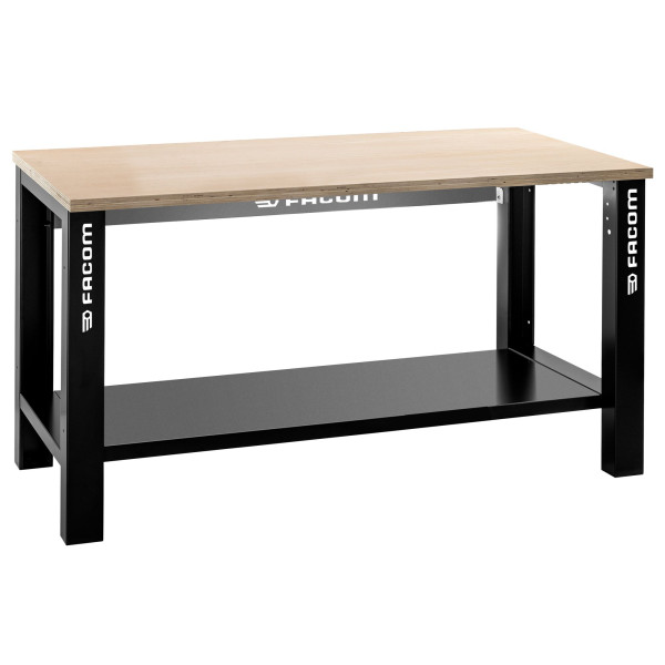 Établi d'atelier plateau bois 1,5 m