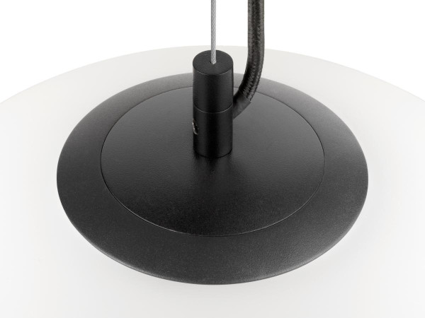 Sun 40, suspension, longueur de suspension 400 cm, e27, rond, noir