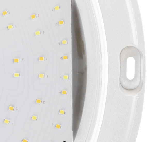 Outdoor bulkhead v 360, 20w 830/840 ip65 ik10 blanc