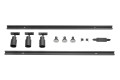 Puri 2.0, kit 1 all., 2 rails 1m, 3 spots, 1 connecteur, 2 embouts, noir