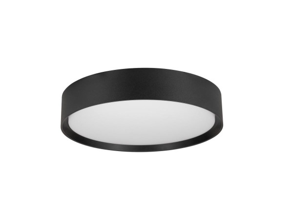 Decona 30, plafonnier, intérieur, phase, rond, 3000/4000k, 17w, noir