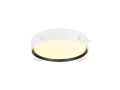 Decona 30, plafonnier, intérieur, phase, rond, 3000/4000k, 17w, noir