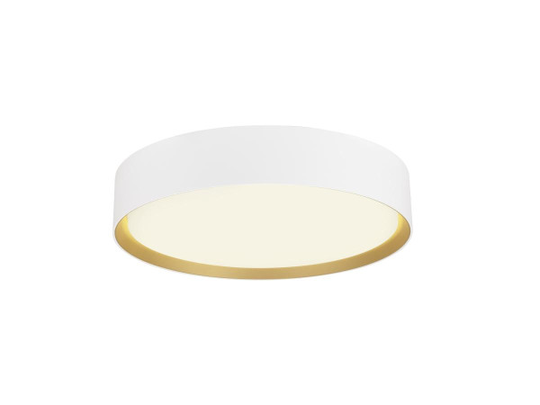Decona 30, plafonnier, intérieur, phase, rond, 3000/4000k, 17w, blanc/or