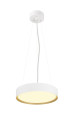 Decona 30, plafonnier, intérieur, phase, rond, 3000/4000k, 17w, blanc/or