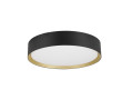 Decona 30, plafonnier, intérieur, phase, rond, 3000/4000k, 17w, noir/or