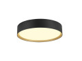 Decona 30, plafonnier, intérieur, phase, rond, 3000/4000k, 17w, noir/or
