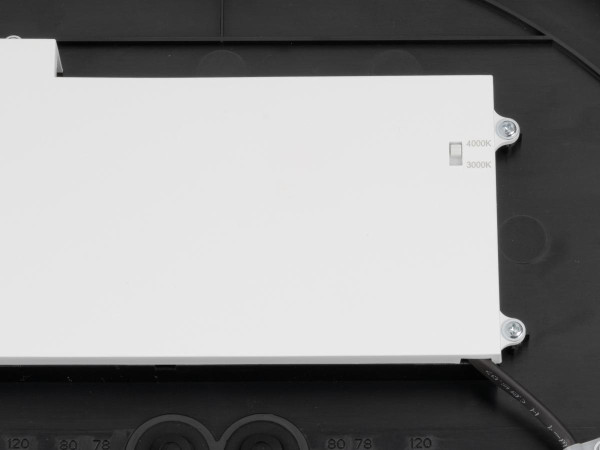 Decona 42, plafonnier, intérieur, phase, rond, 3000/4000k, 23w, noir