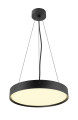 Decona 42, plafonnier, intérieur, phase, rond, 3000/4000k, 23w, noir