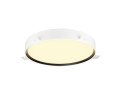 Decona 42, plafonnier, intérieur, phase, rond, 3000/4000k, 23w, noir
