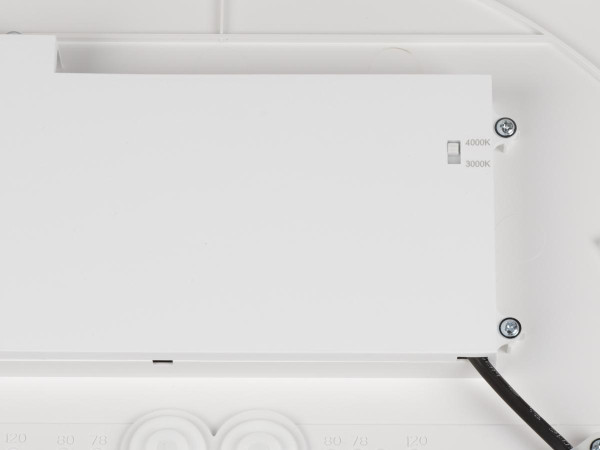 Decona 42, plafonnier, intérieur, phase, rond, 3000/4000k, 23w, blanc/or