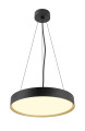 Decona 42, plafonnier, intérieur, phase, rond, 3000/4000k, 23w, noir/or