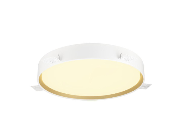 Decona 42, plafonnier, intérieur, phase, rond, 3000/4000k, 23w, noir/or
