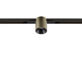 Fixt-it!, 48v, dali, spot rail encas., rond, 3000k, 6,6w, 36°, bronze/noir