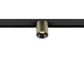 Fixt-it!, 48v, dali, spot rail saillie, rond 2700k, 6,6w, 36°, bronze/noir