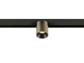 Fixt-it!, 48v, dali, spot rail saillie, rond 3000k, 6,6w, 36°, bronze/noir
