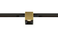 Fixt-it!, 48v, dali, spot rail encas, carré. 2000/3000k, 7,4w, 36°, or/noir