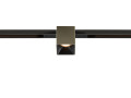 Fixt-it!, 48v, dali, spot rail encas, carré. 2000/3000k, 7,4w, 36°, bronze/noir