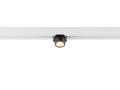 Fixt-it!, 48v, dali, spot rail saillie, carré 2700k, 6,6w, 36°, blanc/noir