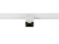 Fixt-it!, 48v, dali, spot rail saillie, carré 2700k, 6,6w, 36°, blanc/noir