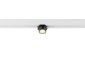 Fixt-it!, 48v, dali, spot rail saillie, carré 3000k, 6,6w, 36°, blanc/noir
