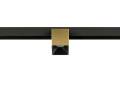 Fixt-it!, 48v, dali, spot rail saillie, carré 3000k, 6,6w, 36°, or/noir