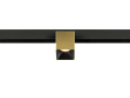 Fixt-it!, 48v, dali, spot rail saillie, carré 2000/3000k, 7,4w, 36°, or/noir