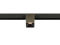 Fixt-it!, 48v, dali, spot rail saillie, carré 2000/3000k, 7,4w, 36°, bronze/noir