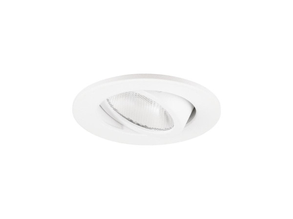 New tria® 45, spot encastré, intérieur, simple, rond, led, 2700k, 24°, 4w, blanc