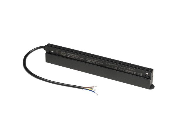 48v system, driver led in-track, 48 v dc, 250w, 3m, dali, noir