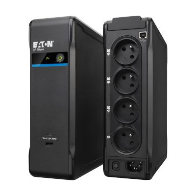 Onduleur 3p ellipse tour, 1ph, off-line, 900va, 540w, 4 prises (fr), ports usb