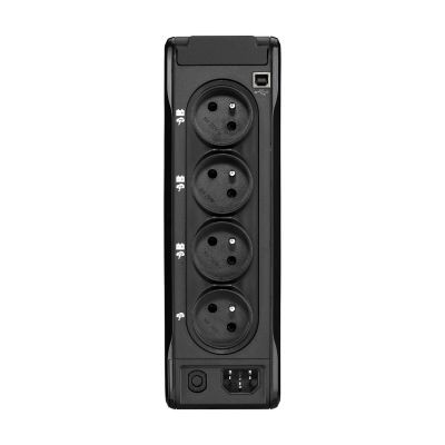 Onduleur 3p ellipse tour, 1ph, off-line, 900va, 540w, 4 prises (fr), ports usb