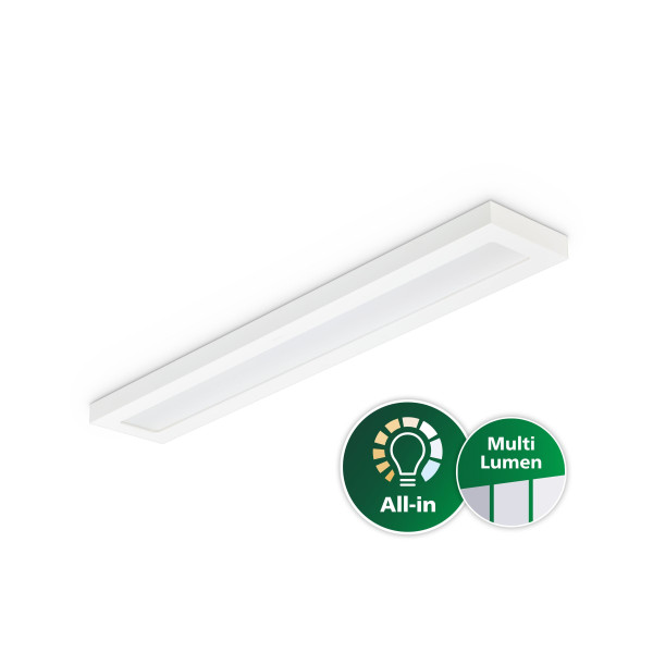 Coreline plafonnier led 1200 sm136v 830 dali ugr19 23w 3400lm multi lumen