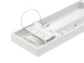 Coreline plafonnier led 1200 sm136v 830 interact ugr19 27,5w 4300lm multi lumen